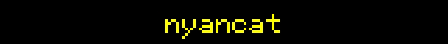 nyancat.forward — Nyan Cat flies left-to-right with rainbow trail