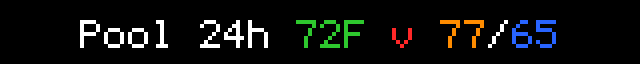 The pool widget is a real, shipped plugin.