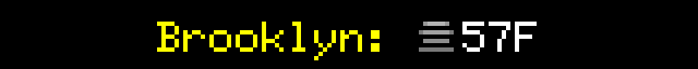 Current conditions for any location — via the weather plugin.