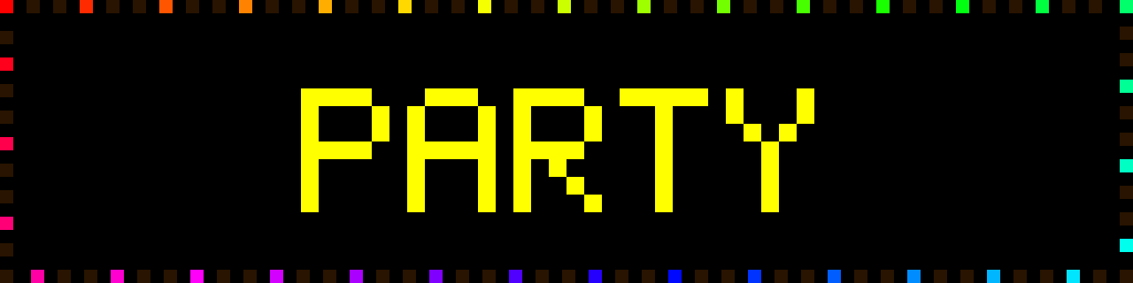 `lit_color = "rainbow"` with `mode = "chase"` — a traveling lit window over a fixed rainbow string