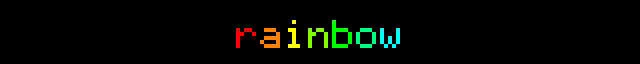 Built-in color providers animating text — your pulse will breathe similarly.