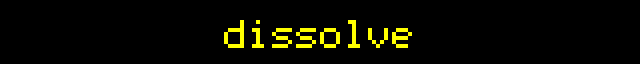dissolve — random pixel scatter (TV-static effect)